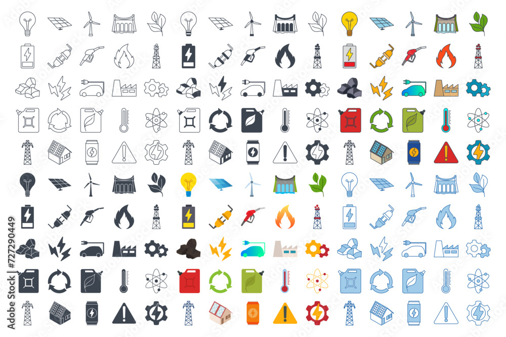 renewable energy, green technology icon set, Included icons as Light Bulb, Folder, Solar Panel, Battery and more symbols collection, logo isolated vector illustration renewable energy, green technology icon set, Included icons as Light Bulb, Folder, Solar Panel, Battery and more symbols collection, logo isolated vector illustration