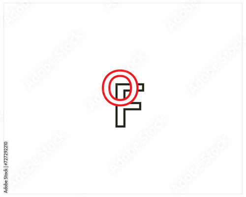 LATTER OF creative initial latter logo . company logo.