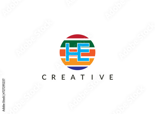 HE latter logo useful and unique latter Free Download HE latter logo useful and unique latter - GFXLoad