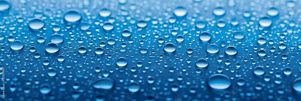 water drops on a blue
water drops on a blue