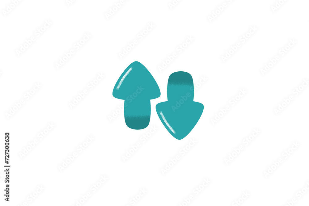 blue up and down arrows blue up and down arrows