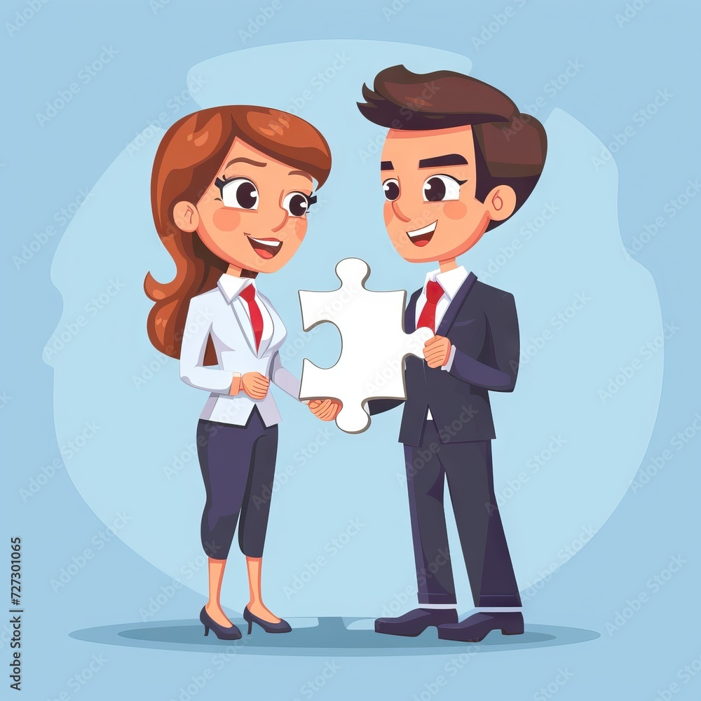 Teamwork of partners that work together as integration and startup concept. Generative AI Teamwork of partners that work together as integration and startup concept. Generative AI