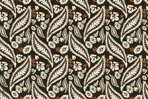 Seamless pattern based on ornament paisley Bandana Print. Vector ornament paisley Bandana Print. Silk neck scarf or kerchief square pattern design style, best motive for print on fabric or paper.