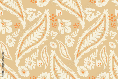 Seamless pattern based on ornament paisley Bandana Print. Vector ornament paisley Bandana Print. Silk neck scarf or kerchief square pattern design style, best motive for print on fabric or paper.