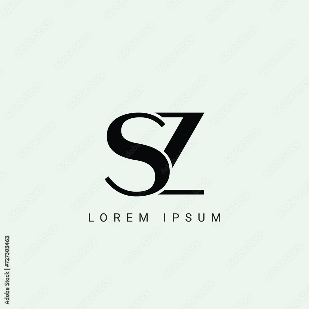 SZ letter logo design. SZ polygon, circle, triangle, hexagon, flat and simple style with white color variation letter logo set in one artboard. SZ minimalist and classic logo. SZ SZ letter logo design. SZ polygon, circle, triangle, hexagon, flat and simple style with white color variation letter logo set in one artboard. SZ minimalist and classic logo. SZ