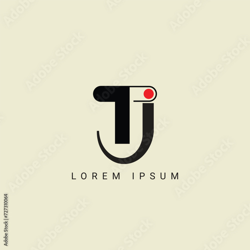 TJ letter logo design. TJ polygon, circle, triangle, hexagon, flat and simple style with white color variation letter logo set in one artboard. TJ minimalist and classic logo. TJ photo