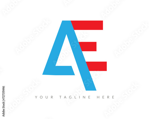 Free Download Creative Modern AE Latter Logo Template vector Abstract Monogram Symbol victor illustration. - GFXLoad
