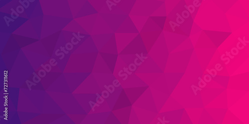 Pink Abstract Low Poly with triangle shapes Design. Modern Green mosaic with textured overlap layer background. The background for the web site, the texture of triangulation