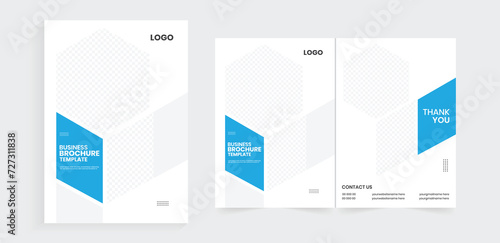 Company modern bifold brochure design, corporate industry a4 business report, manual abstract annual report, Editable folded booklet design
