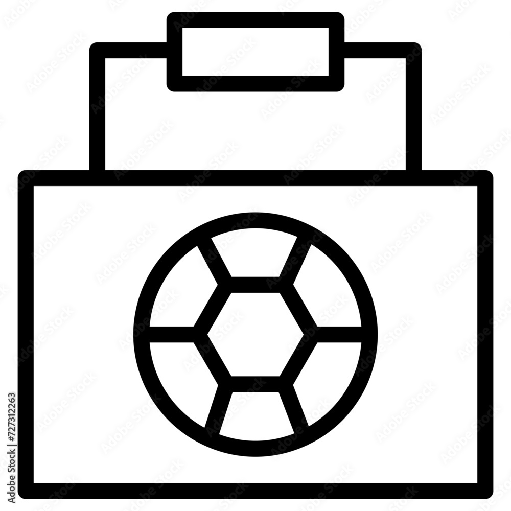 soccer line icon soccer line icon
