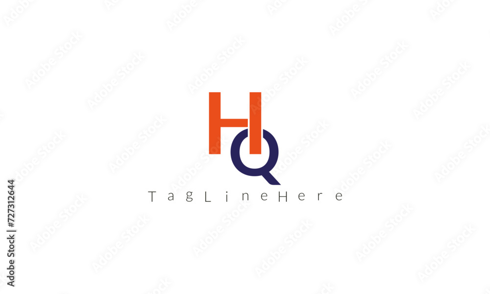 Creative Modern HQ Latter Logo Template vector Abstract Monogram Symbol victor illustration. Creative Modern HQ Latter Logo Template vector Abstract Monogram Symbol victor illustration.