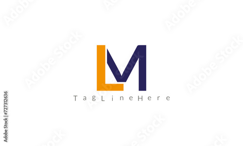 Free Download Creative Modern LM Latter Logo Template vector Abstract Monogram Symbol victor illustration. - GFXLoad
