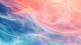Abstract coral blue pastel fluid texture wave background with its soothing hues. 