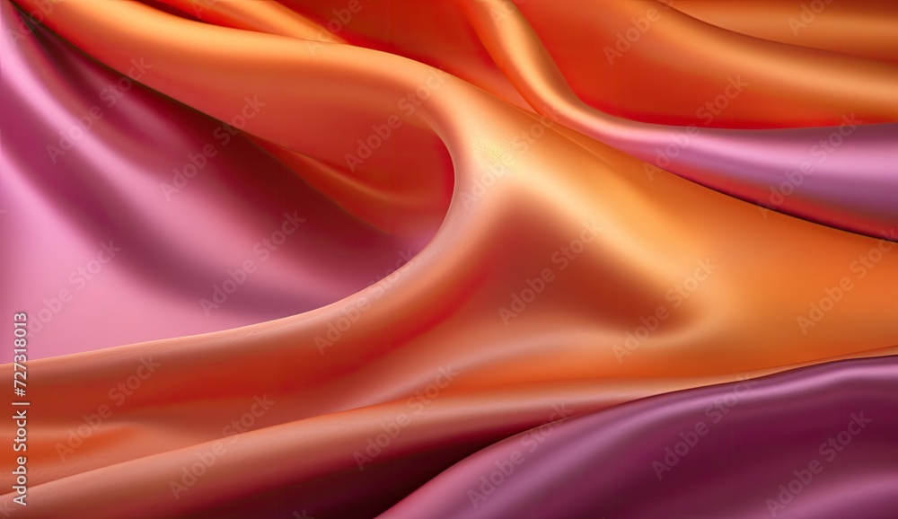 The sheen of satin fabric against a silk background creates a lustrous and opulent texture. The sheen of satin fabric against a silk background creates a lustrous and opulent texture.
