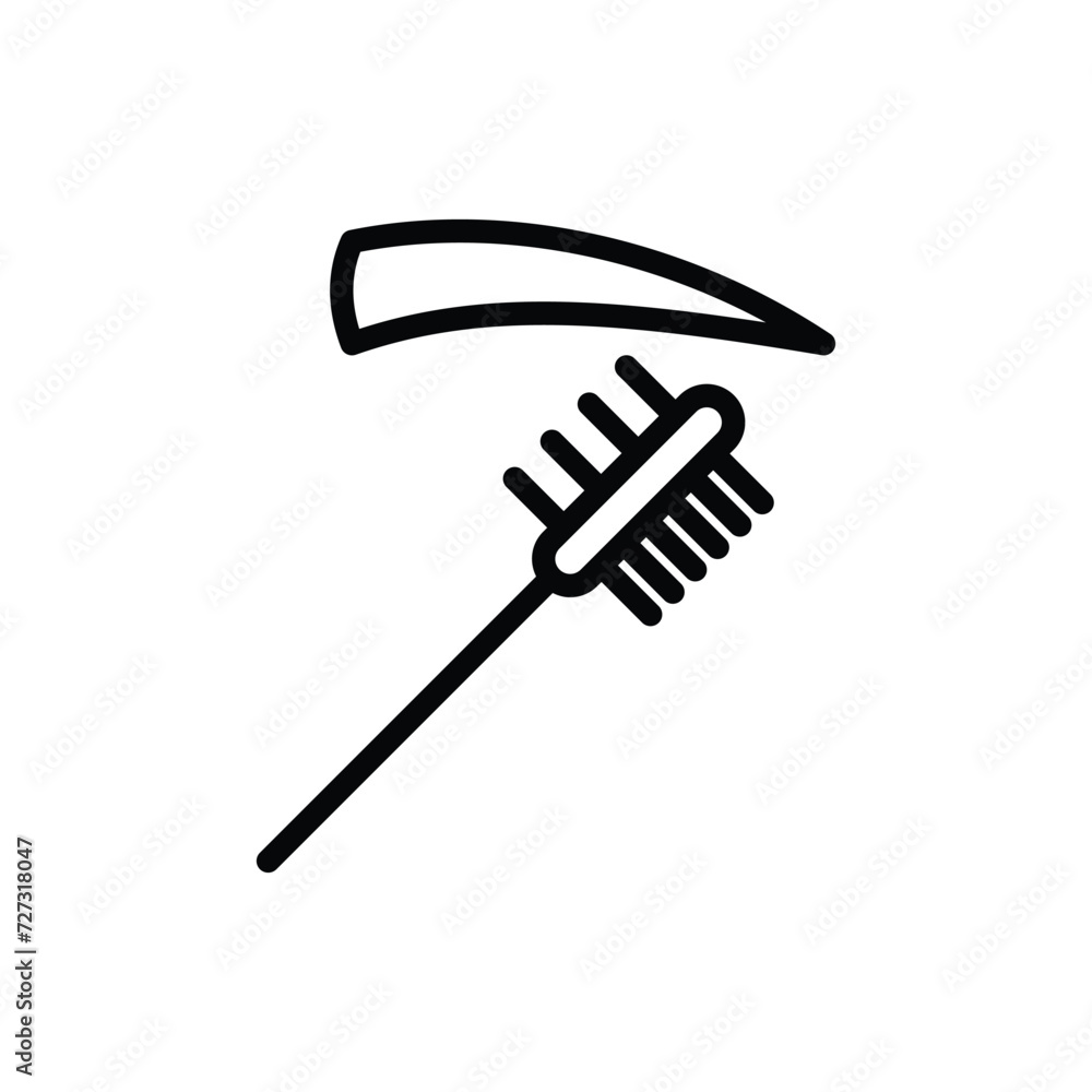 eyebrow liner icon with white background vector stock illustration eyebrow liner icon with white background vector stock illustration