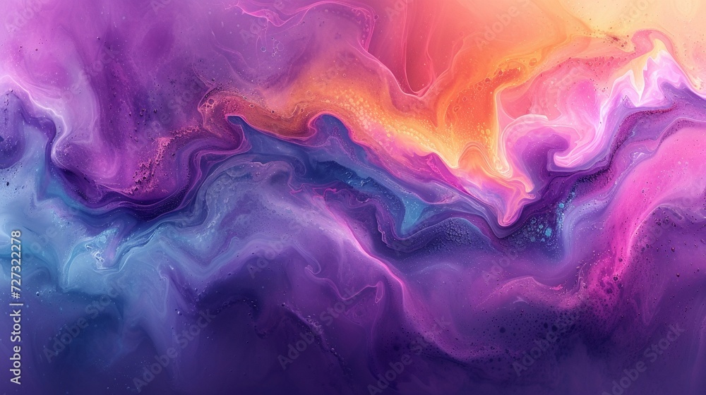 vibrant abstract liquid shapes with a dynamic splash of colors