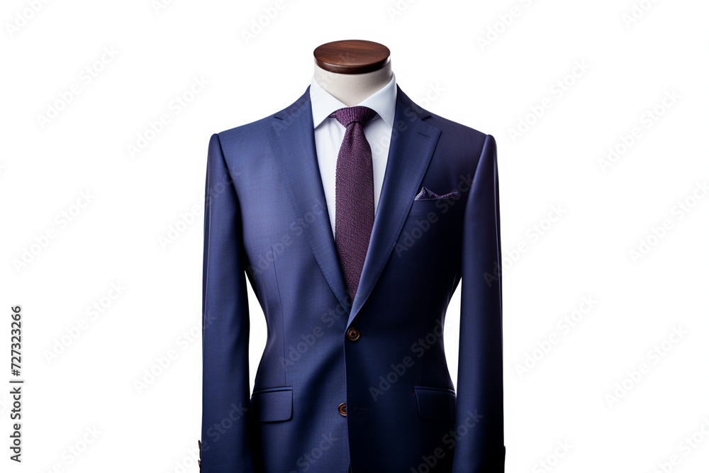 suit Isolated on a white Background, AI Generative. suit Isolated on a white Background, AI Generative.
