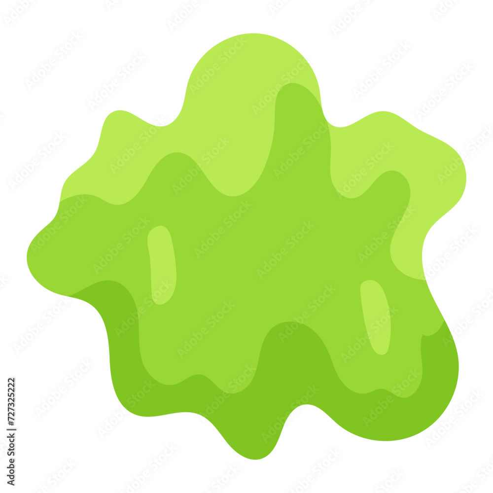 green slime vector element