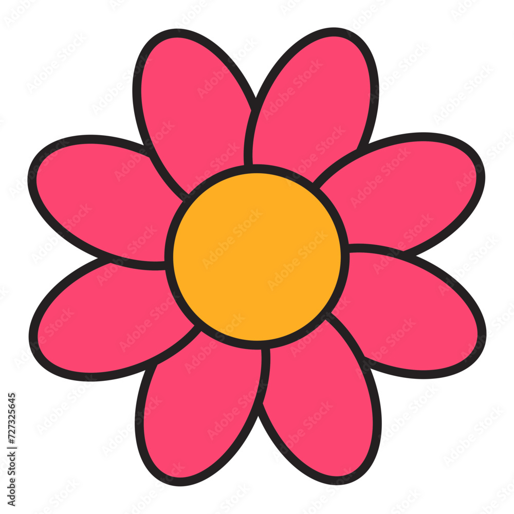 Flower icon. Flower icon.