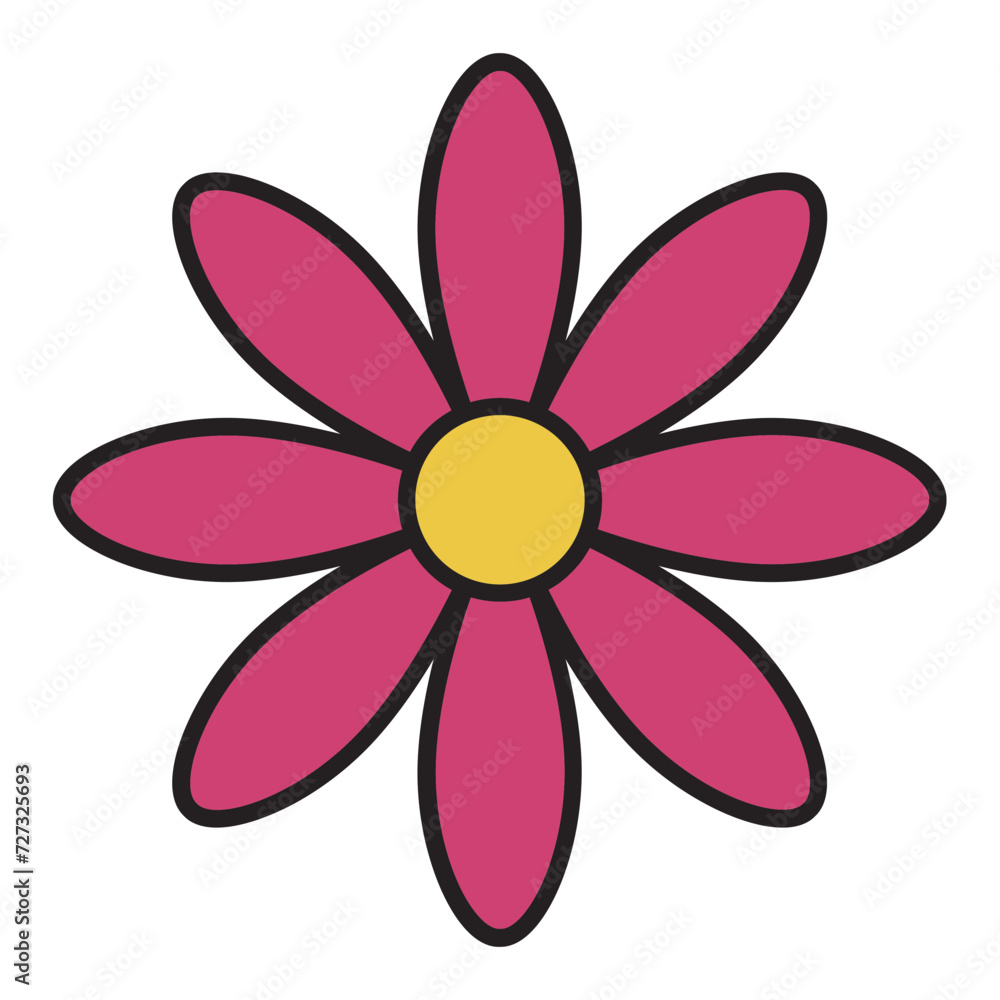Flower icon. Flower icon.