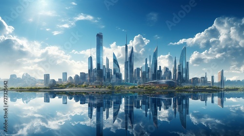Reflections of Tomorrow: Futuristic Cityscapes © Paul