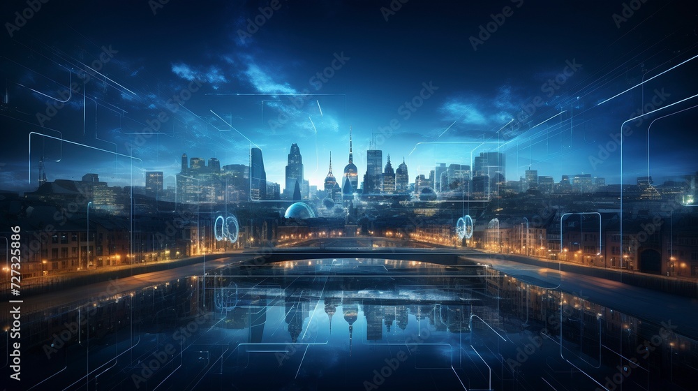 Reflections of Tomorrow: Futuristic Cityscapes