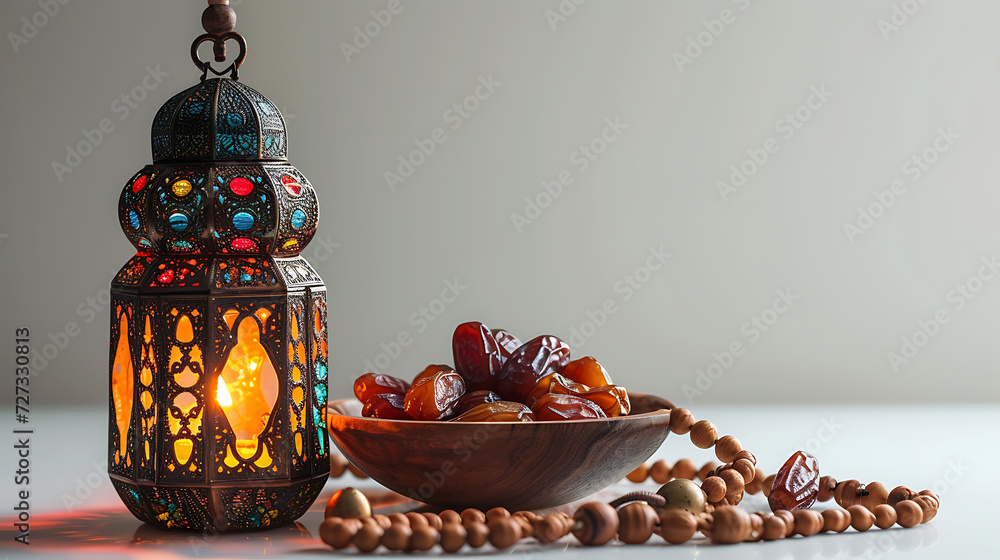 Celebrating Ramadan with Food & Tradition, Still Life with Copy Space Celebrating Ramadan with Food & Tradition, Still Life with Copy Space