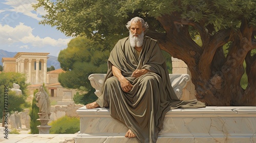 Greek philosophers led lives filled with vibrant discussions, where ideas and knowledge thrived.