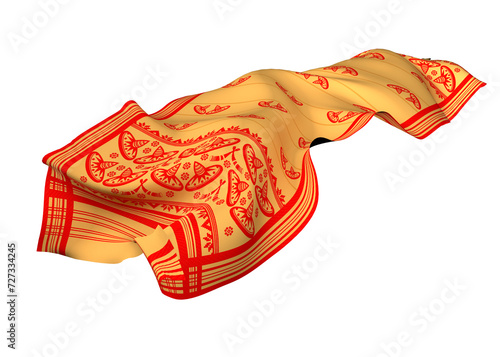 gamosa or gamusa from assam transparent png. gamosa or gamusa is an article of significance for the indigenous people of Assam, India. It is generally a white rectangular piece of cloth.
 photo