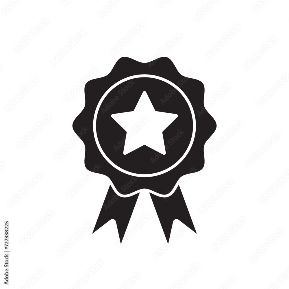 Quality icon. Emblem premium business symbol isolated on white background Quality icon. Emblem premium business symbol isolated on white background
