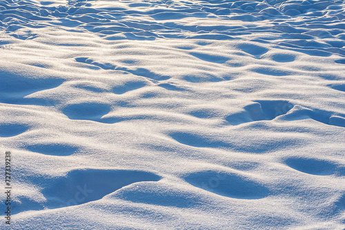  sunny bright snow texture winter season copy space background.