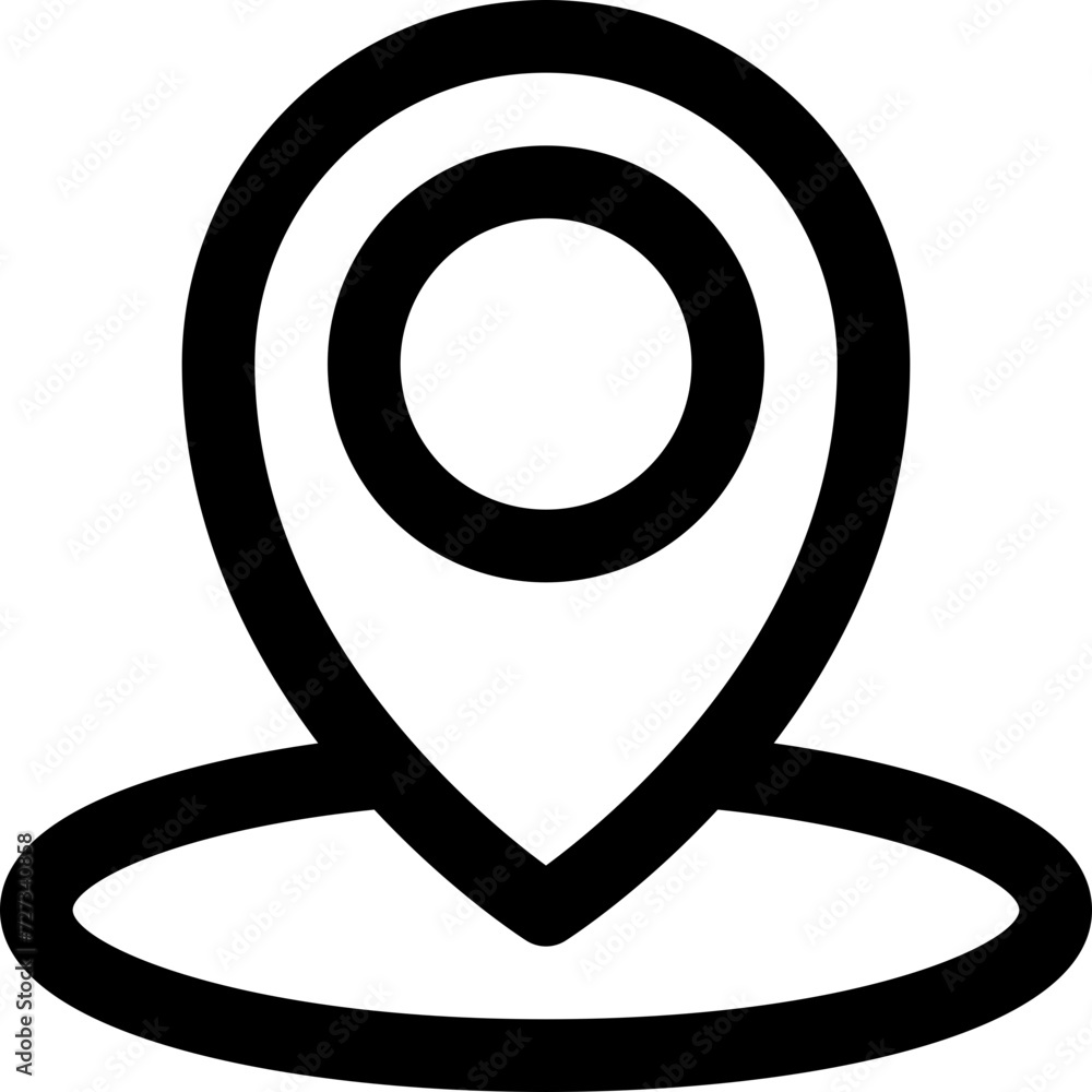 location icon. vector line icon for your website, mobile, presentation, and logo design. location icon. vector line icon for your website, mobile, presentation, and logo design.