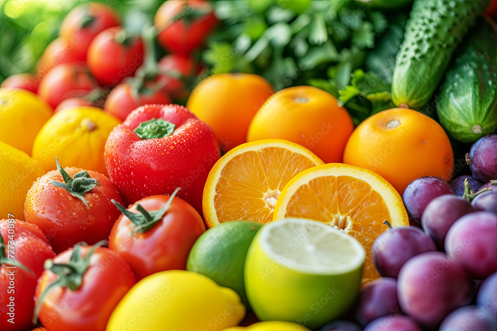 A close-up photo of a pile of colorful citrus fruits, including oranges, lemons, grapefruits, and limes. Some of the fruits have water droplets on their skin.