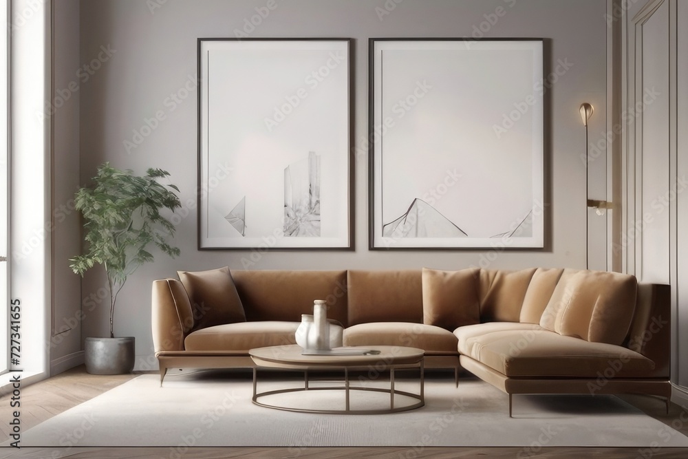 Artistic Atmosphere Stylish Furnishings in a Creative Gallery Space, Home Exhibition Vibes Artistic Atmosphere Stylish Furnishings in a Creative Gallery Space, Home Exhibition Vibes