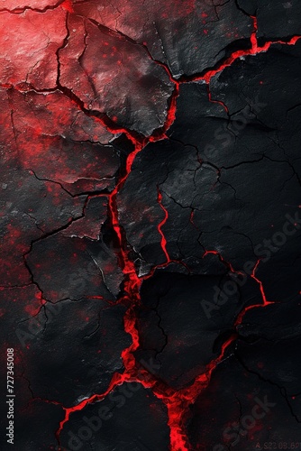 Abstract chemogram, chemigram wallpaper, texture portraying a close up of a colored cracks and veins in the ground. desolate reminder of a harsh drought. 