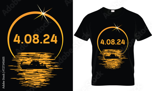 America Totality Spring 4.08.24 Total Solar Eclipse 2024 T-Shirt,  Total Solar Eclipse 2024 USA April 8 2024 T-Shirt. photo