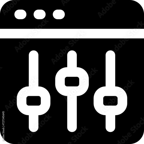 customize icon. vector glyph icon for your website, mobile, presentation, and logo design.