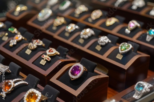 High-end jewelry boutique with exquisite gemstones and bespoke design services © Bijac