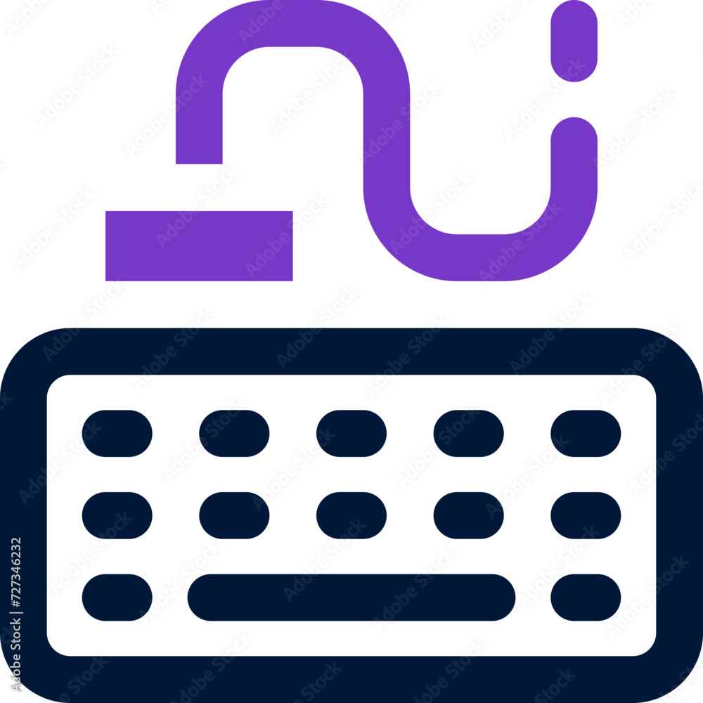 keyboard icon. vector dual tone icon for your website, mobile, presentation, and logo design. keyboard icon. vector dual tone icon for your website, mobile, presentation, and logo design.