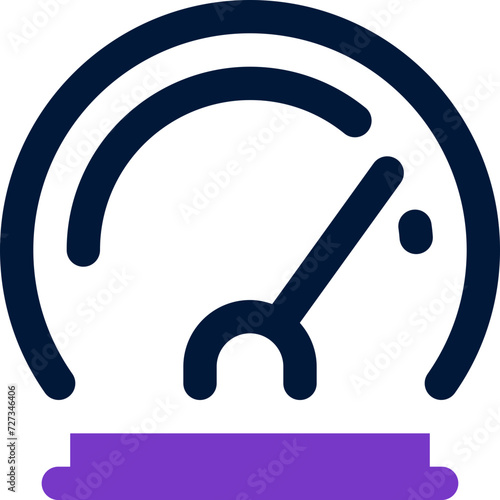 speed test icon. vector dual tone icon for your website, mobile, presentation, and logo design.