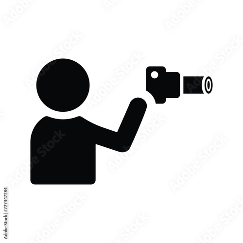 photocamera Man icon.