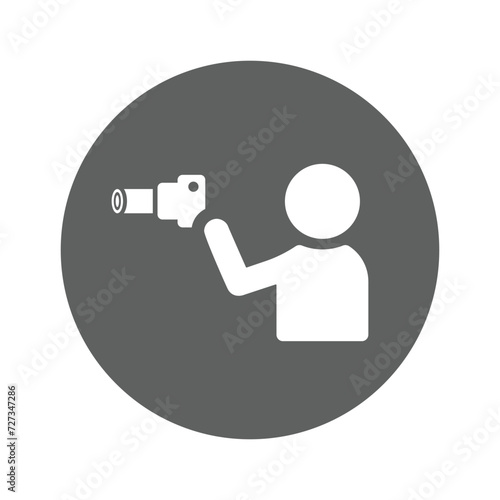 photocamera Man icon.