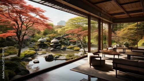 View from the beautiful residence to Japan Garden