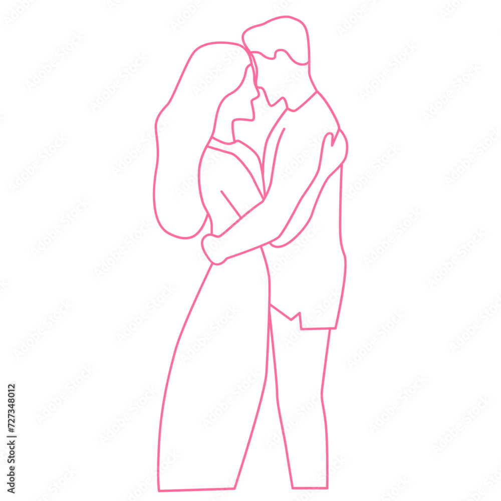 Fototapeta premium Сouple in love