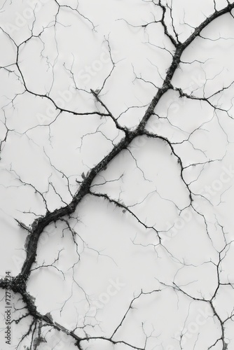 Abstract chemogram  chemigram wallpaper  texture portraying a close up of a colored cracks and veins in the ground. desolate reminder of a harsh drought. 