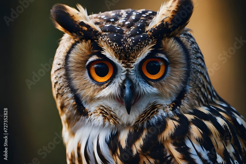 Close-up owl photo  wallpaper