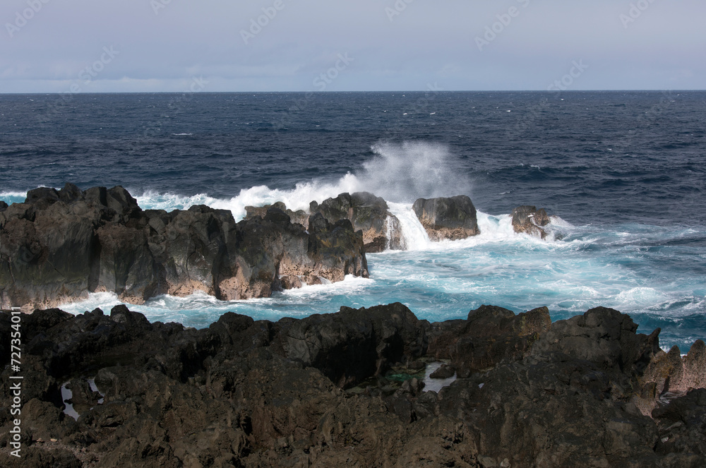 A coast view in La Reunion