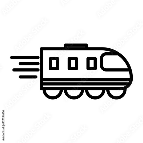 High Speed Train Icon