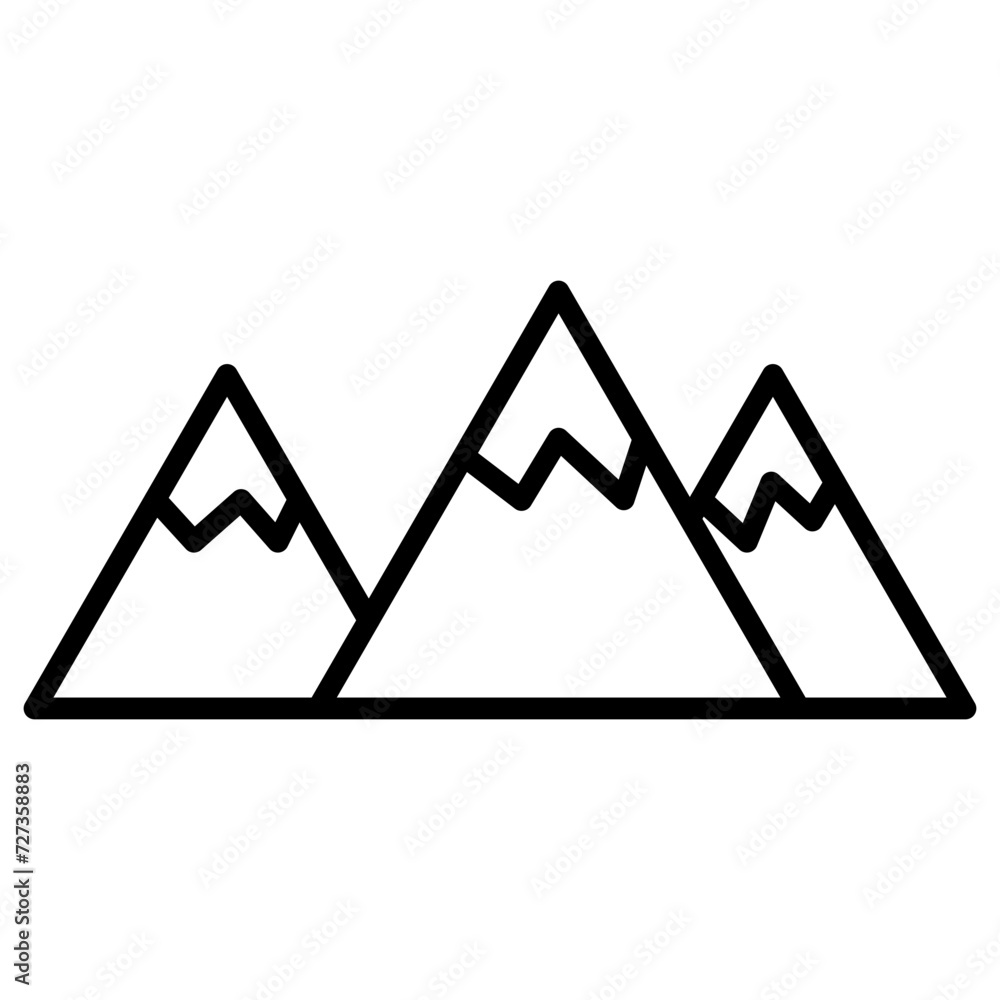 Mountains Icon Mountains Icon