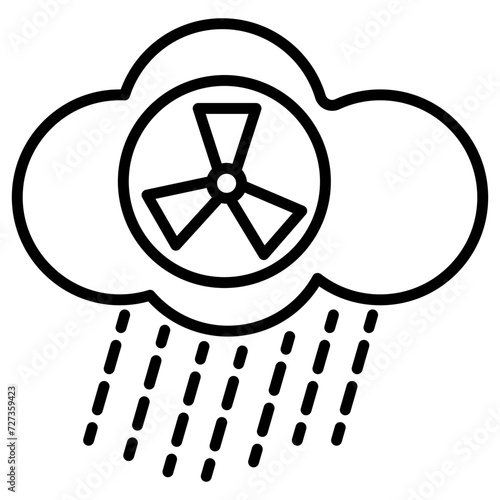 Acid Rain Icon